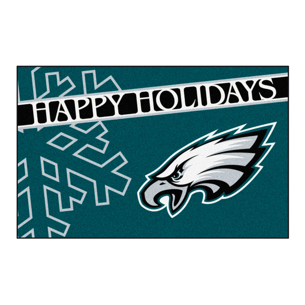 NFL - Los Angeles Chargers Starter Mat - Happy Holidays