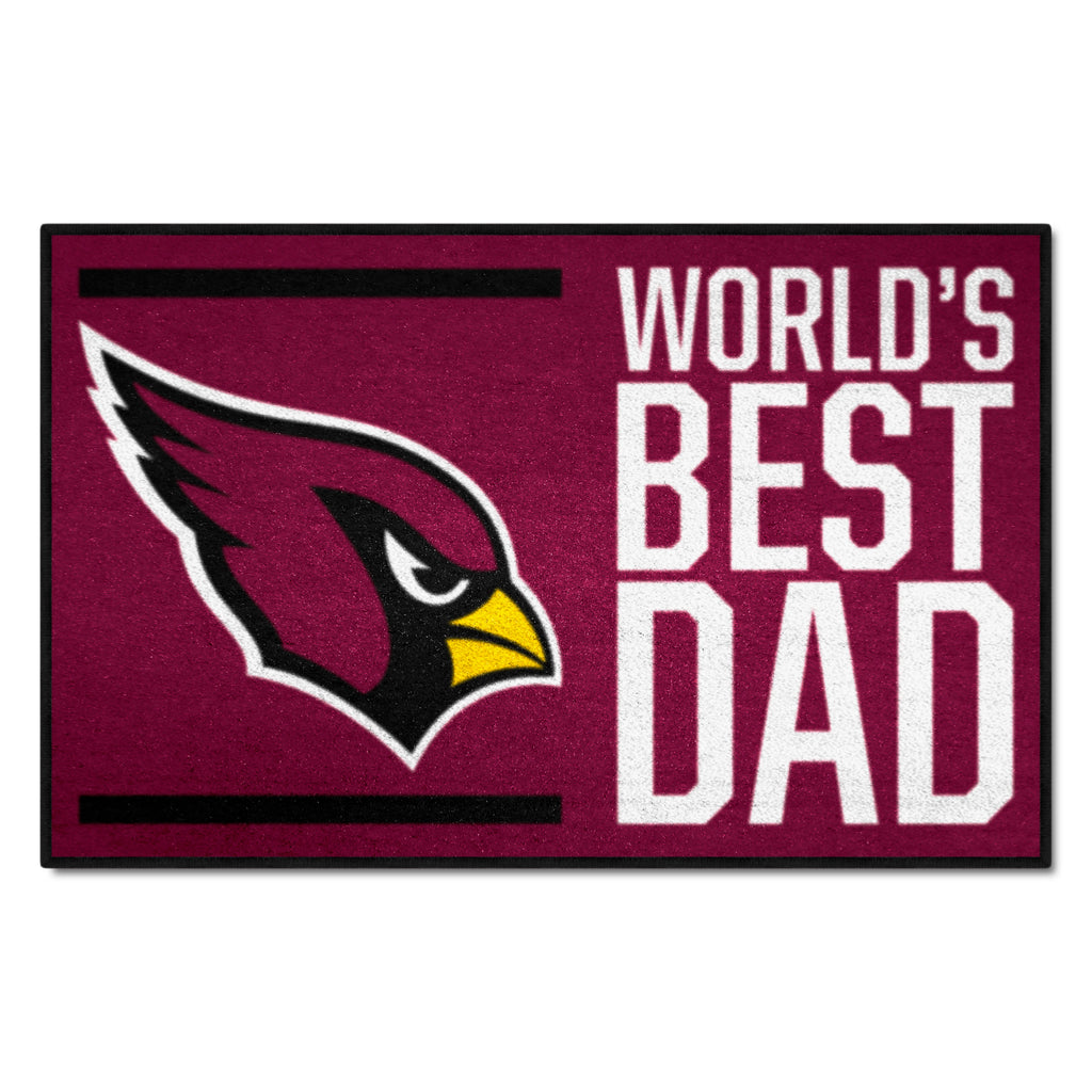 NFL - Arizona Cardinals Starter Mat - World's Best Dad