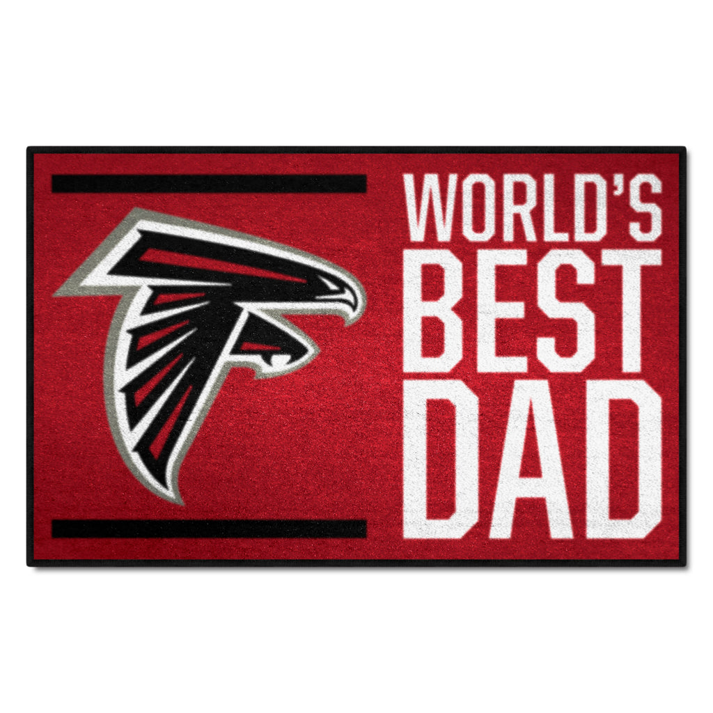 NFL - Atlanta Falcons Starter Mat - World's Best Dad