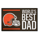 NFL - Cleveland Browns Starter Mat - World's Best Dad