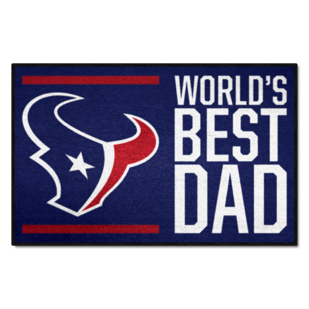 NFL - Houston Texans Starter Mat - World's Best Dad