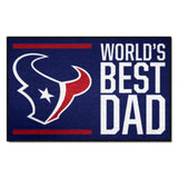 NFL - Houston Texans Starter Mat - World's Best Dad