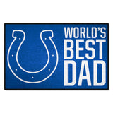 NFL - Indianapolis Colts Starter Mat - World's Best Dad