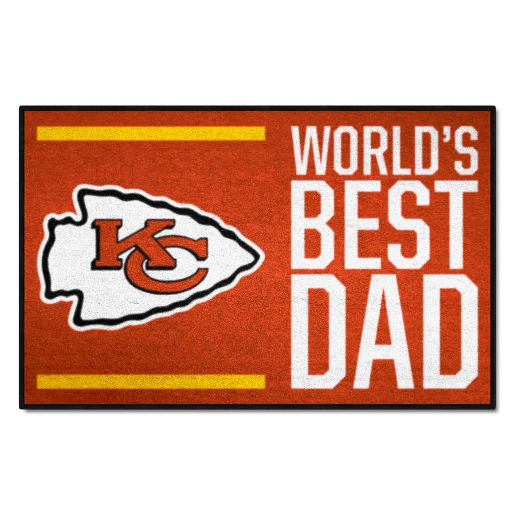 NFL - Kansas City Chiefs Starter Mat - World's Best Dad