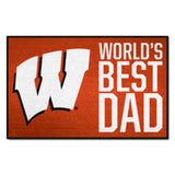 University of Wisconsin Starter Mat - World's Best Dad