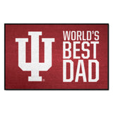 Indiana University Starter Mat - World's Best Dad