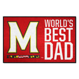 University of Maryland Starter Mat - World's Best Dad