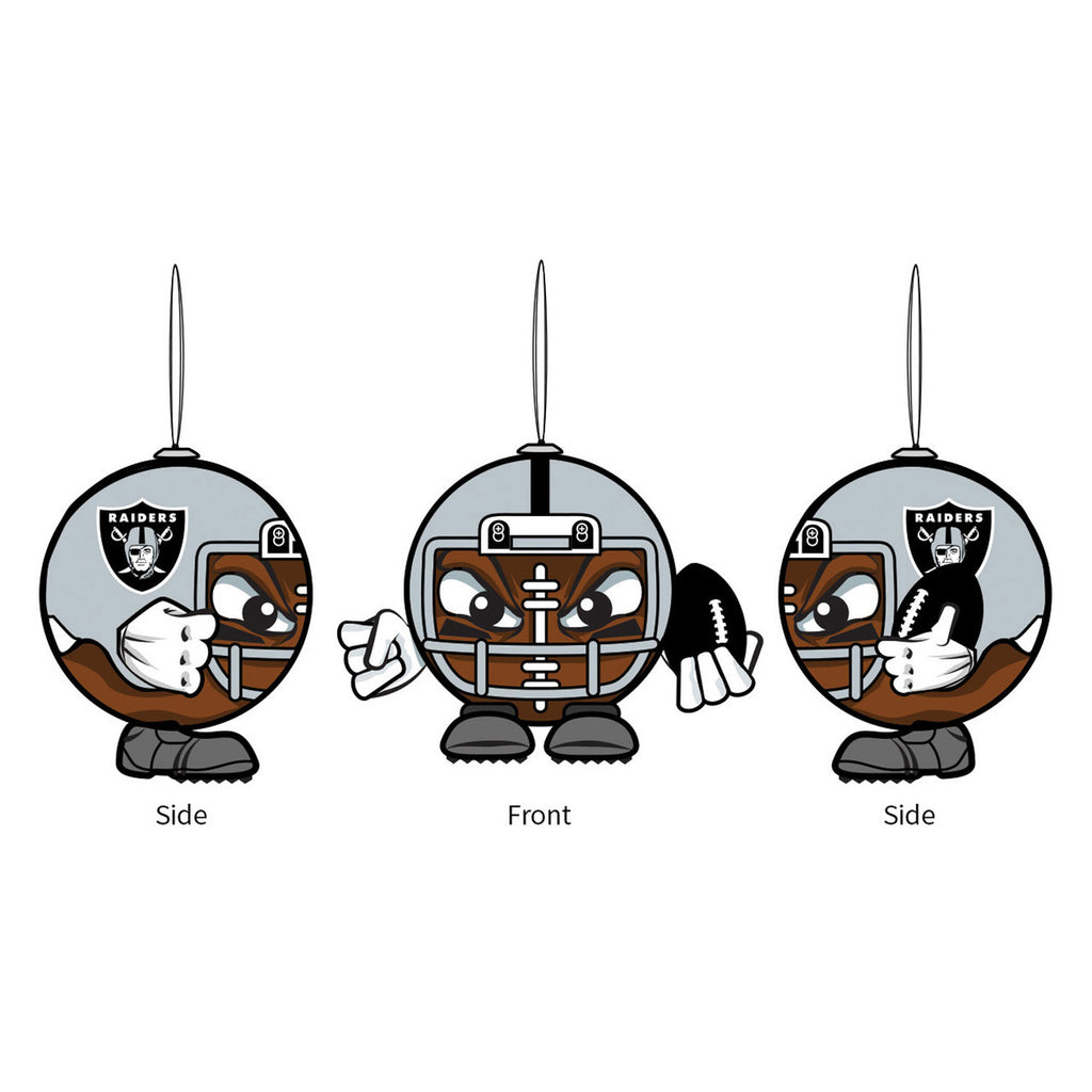 Las Vegas Raiders Ornament Ball Head