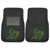 MLB - Oakland Athletics 2-pc Embroidered Car Mat Set