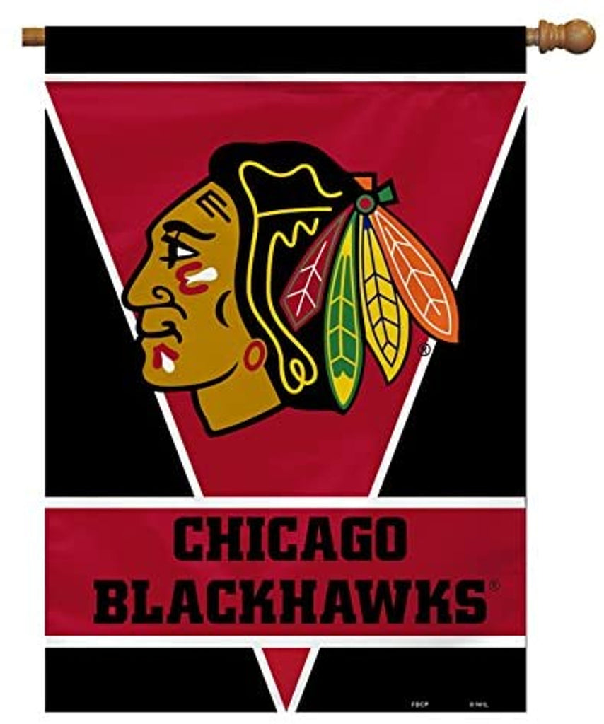 Chicago Blackhawks Flag 28x40 House 1-Sided CO