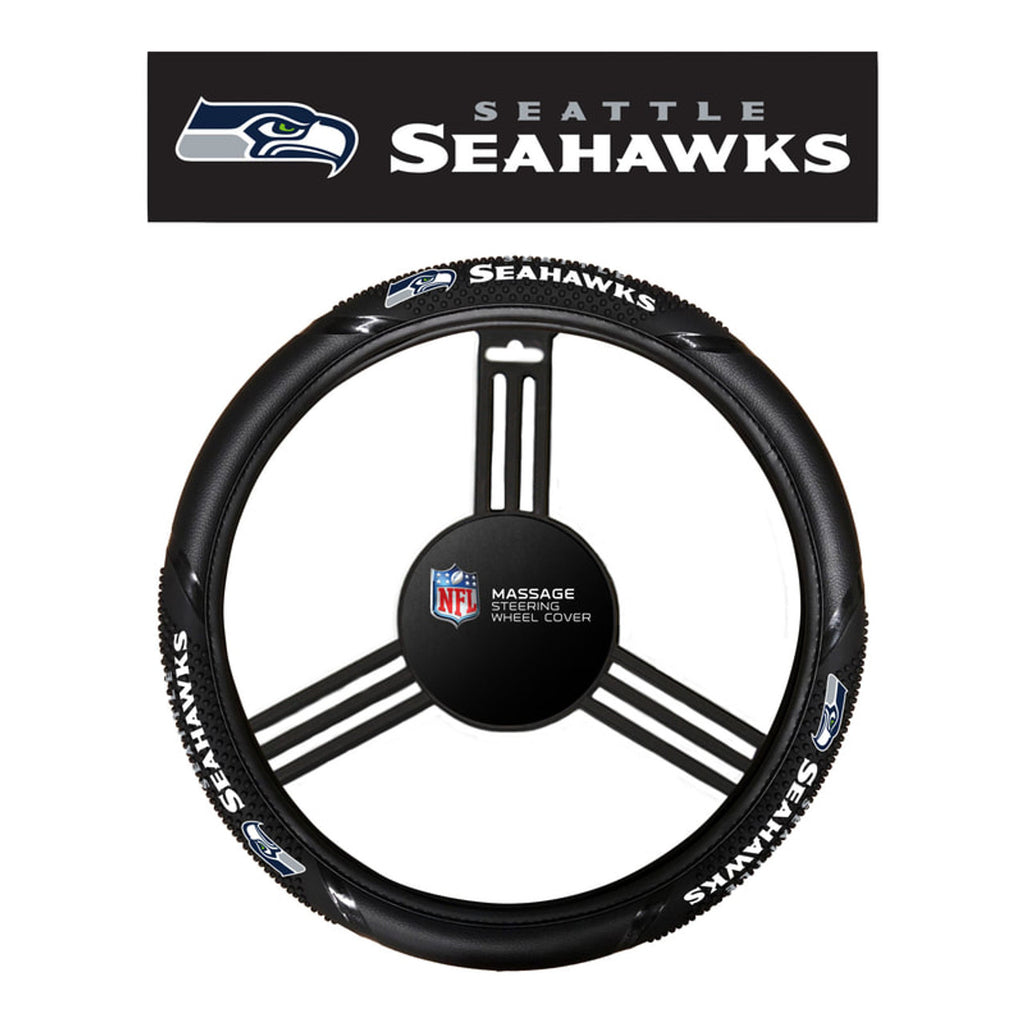 Seattle Seahawks Steering Wheel Cover Massage Grip Style CO