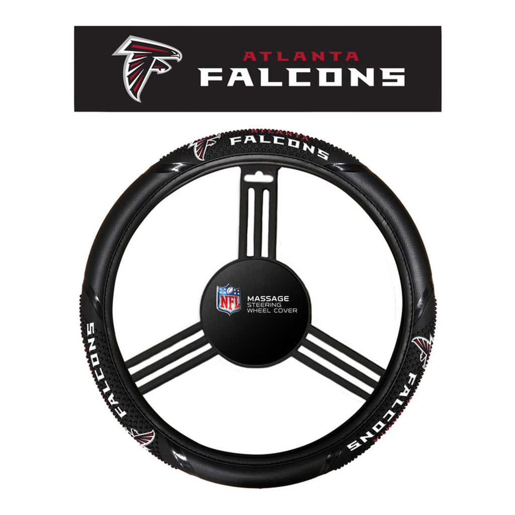 Atlanta Falcons Steering Wheel Cover Massage Grip Style CO