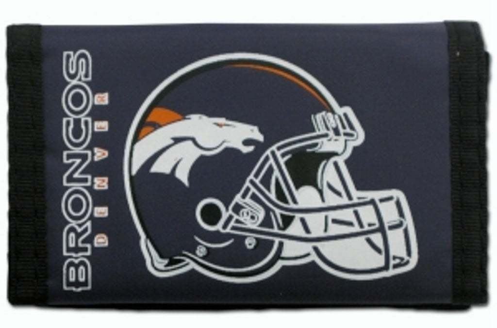 Denver Broncos Wallet Nylon Trifold