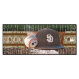 San Diego Padres Baseball Runner Rug - 30in. x 72in.