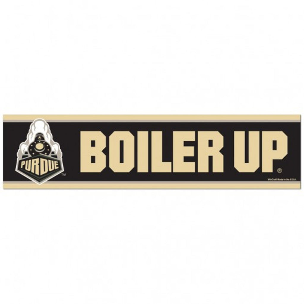 Purdue Boilermakers Decal 3x12 Bumper Strip Style