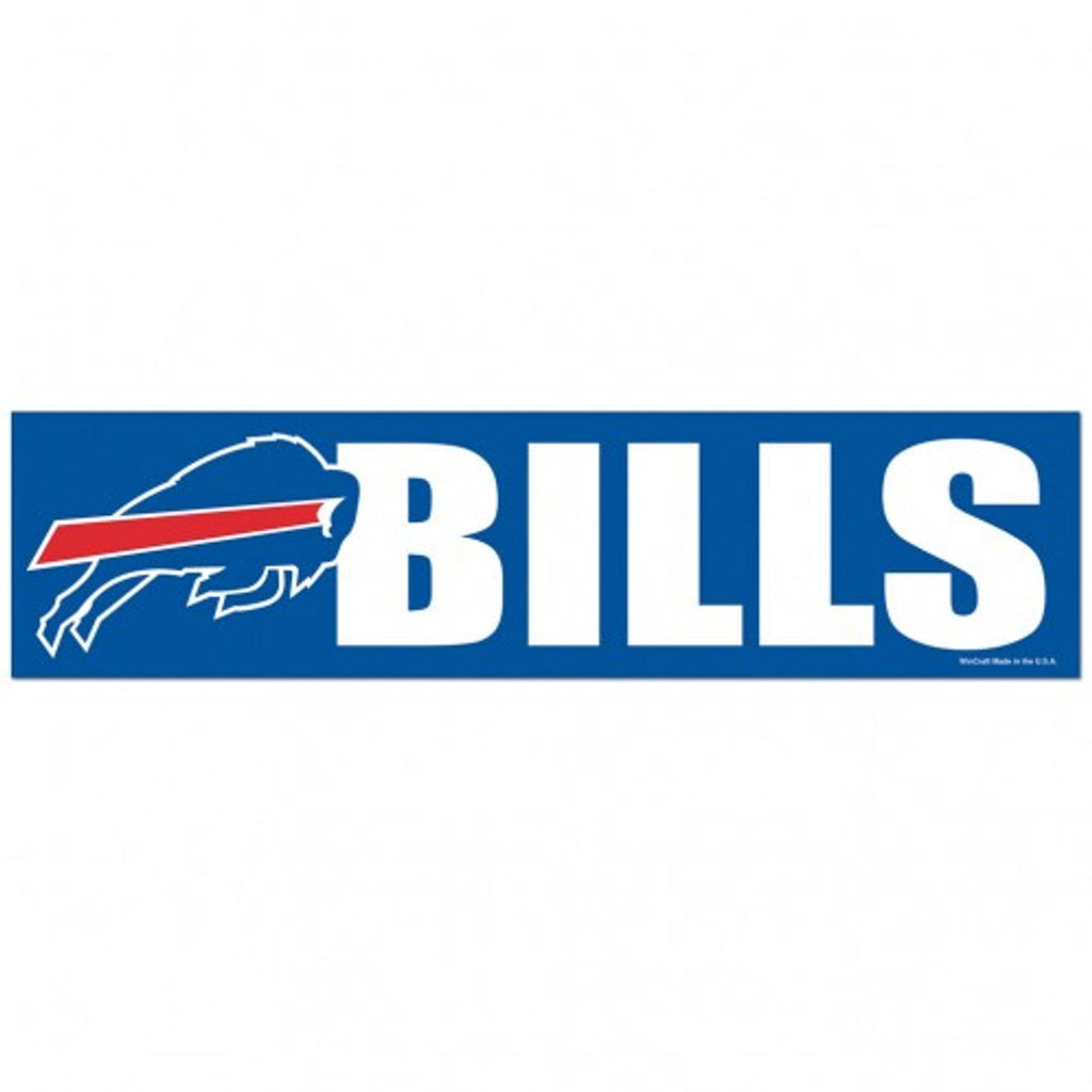 Buffalo Bills Decal 3x12 Bumper Strip Style - Special Order