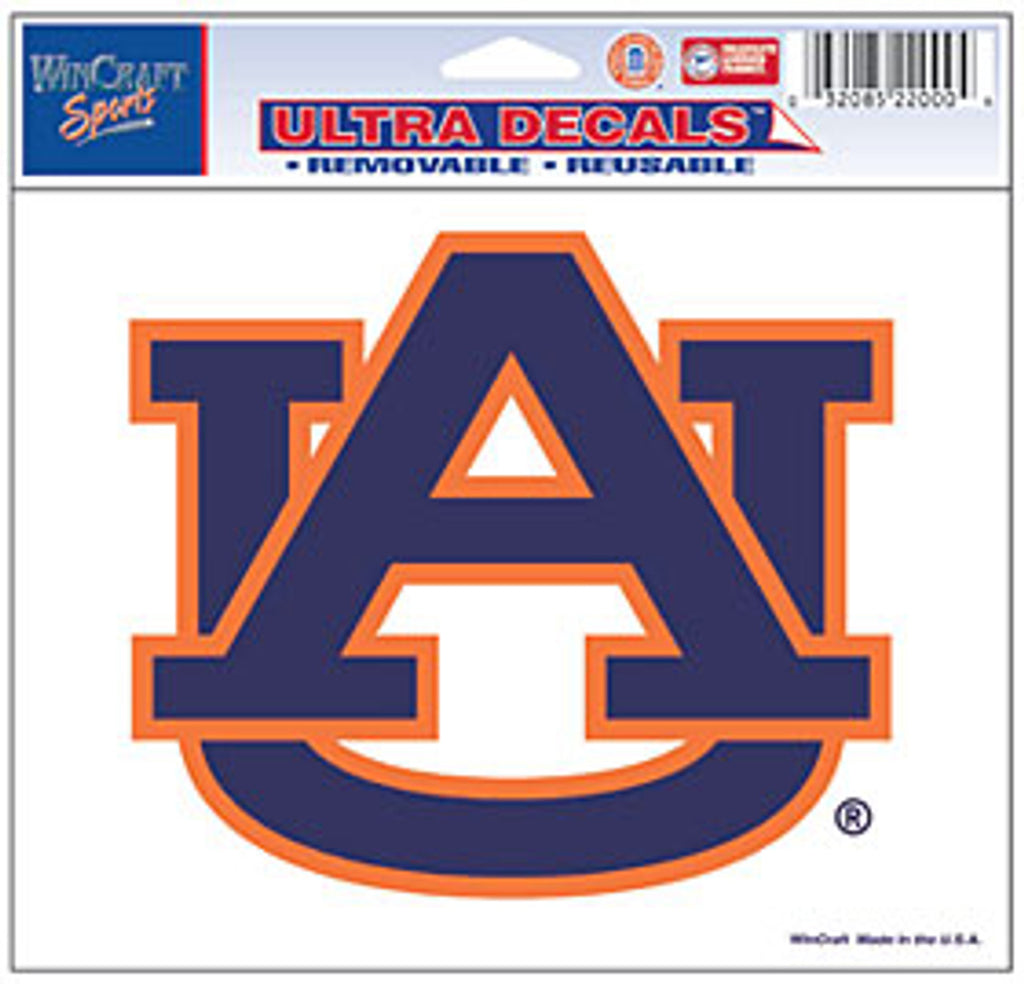 Auburn Tigers Decal 5x6 Ultra Color