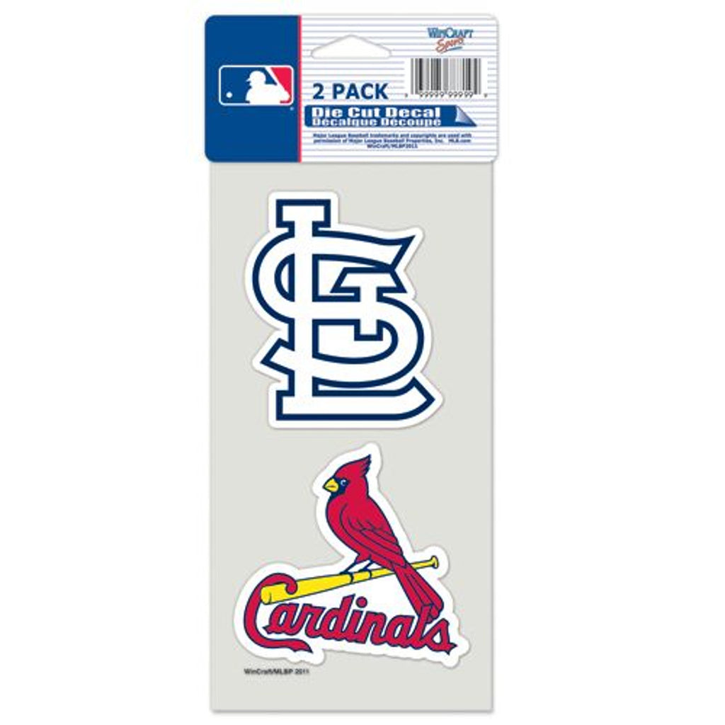 St. Louis Cardinals Set of 2 Die Cut Decals