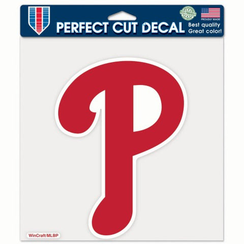 Philadelphia Phillies Decal 8x8 Die Cut Color - Special Order