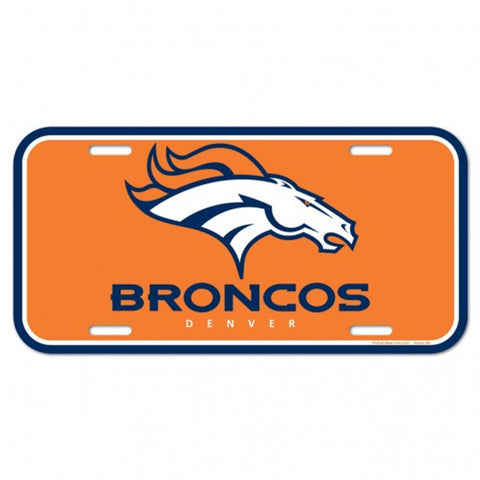 Denver Broncos License Plate