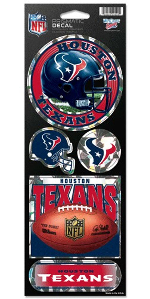 Houston Texans Stickers Prismatic