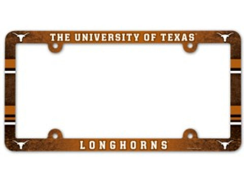 Texas Longhorns License Plate Frame - Full Color