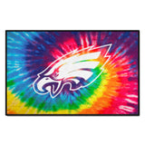 Philadelphia Eagles Tie Dye Starter Mat Accent Rug - 19in. x 30in.