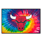 Chicago Bulls Tie Dye Starter Mat Accent Rug - 19in. x 30in.