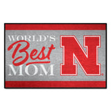 University of Nebraska Starter Mat - World's Best Mom