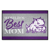 Texas Christian University  Starter Mat - World's Best Mom