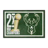 NBA - Milwaukee Bucks 4x6 Rug