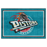 NBAV ? Detroit Pistons 5x8 Rug