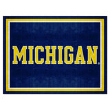 University of Michigan 8x10 Rug