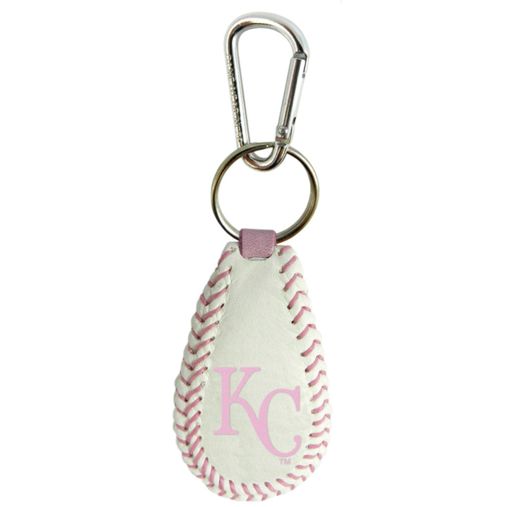 Kansas City Royals Keychain Baseball Pink CO