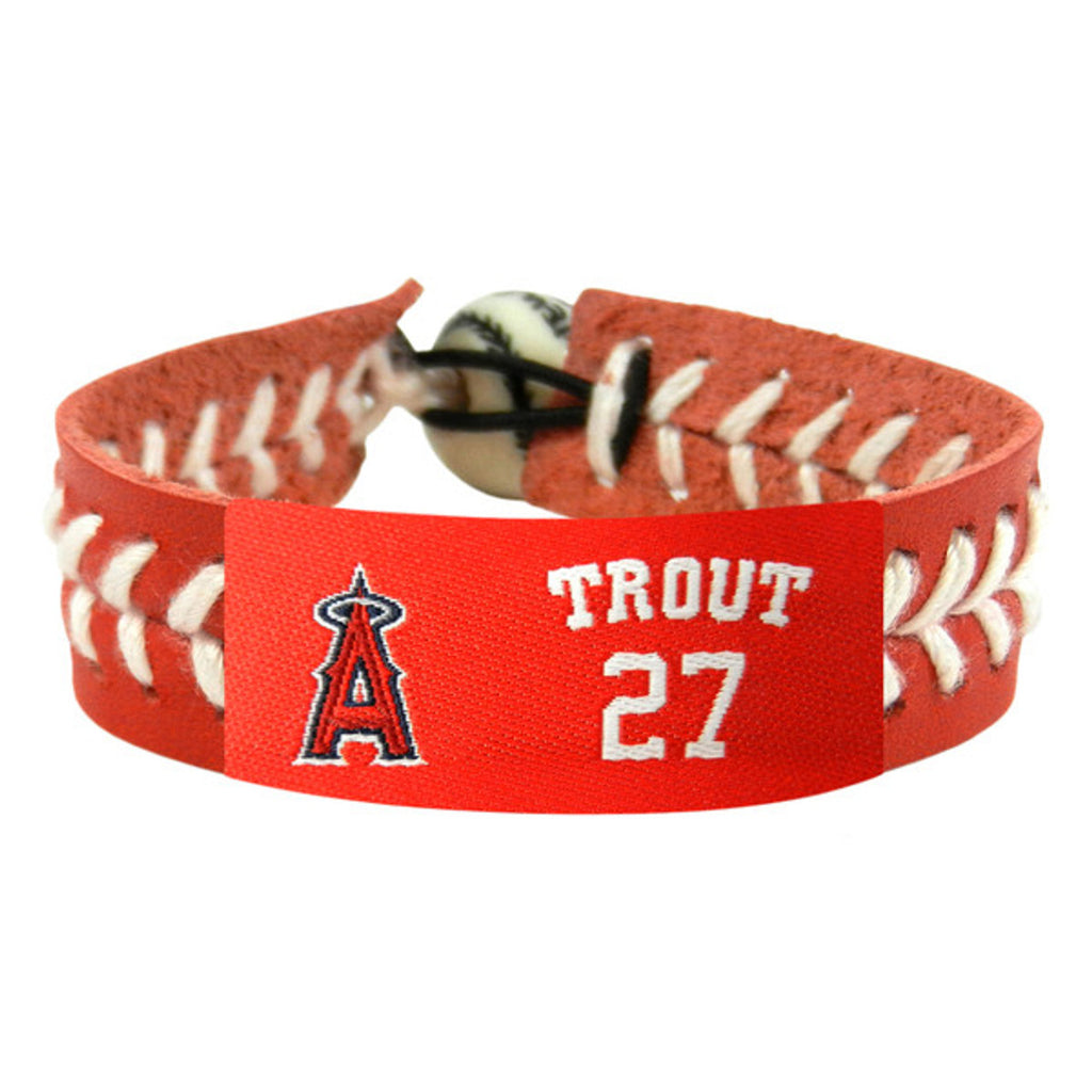 Los Angeles Angels Bracelet Team Color Baseball Mike Trout CO