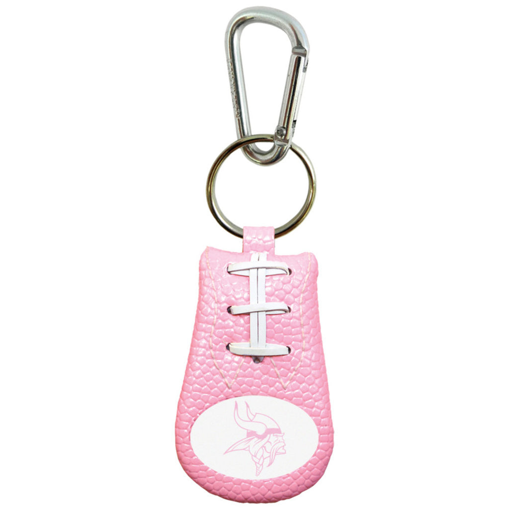 Minneosta Vikings Keychain Pink Football