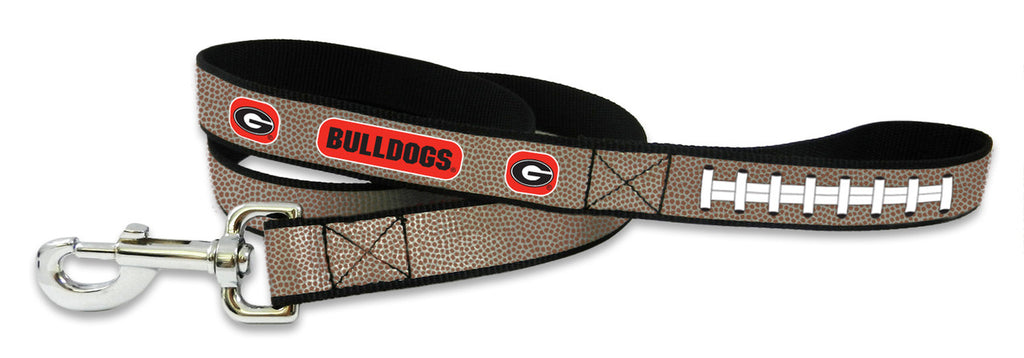 Georgia Bulldogs Pet Leash Reflective Football Size Large CO