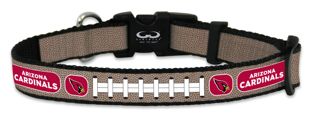 Arizona Cardinals Pet Collar Reflective Football Size Small