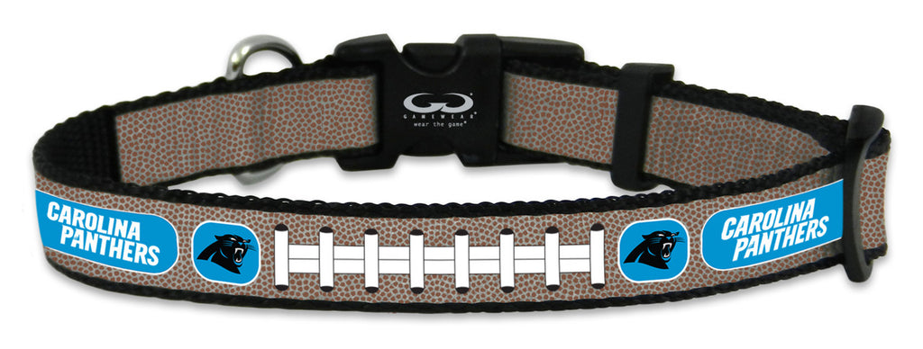 Carolina Panthers Pet Collar Reflective Football Size Small