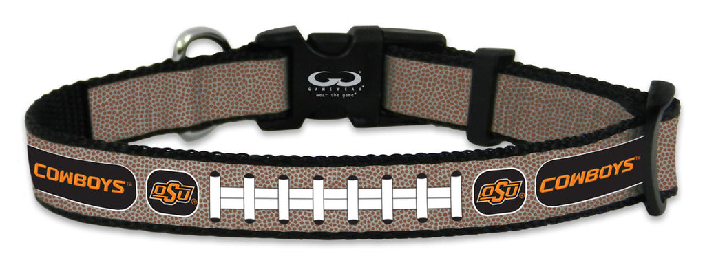 Oklahoma State Cowboys Pet Collar Reflective Football Size Toy CO