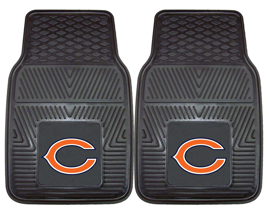 Chicago Bears Car Mats Heavy Duty 2 Piece Vinyl