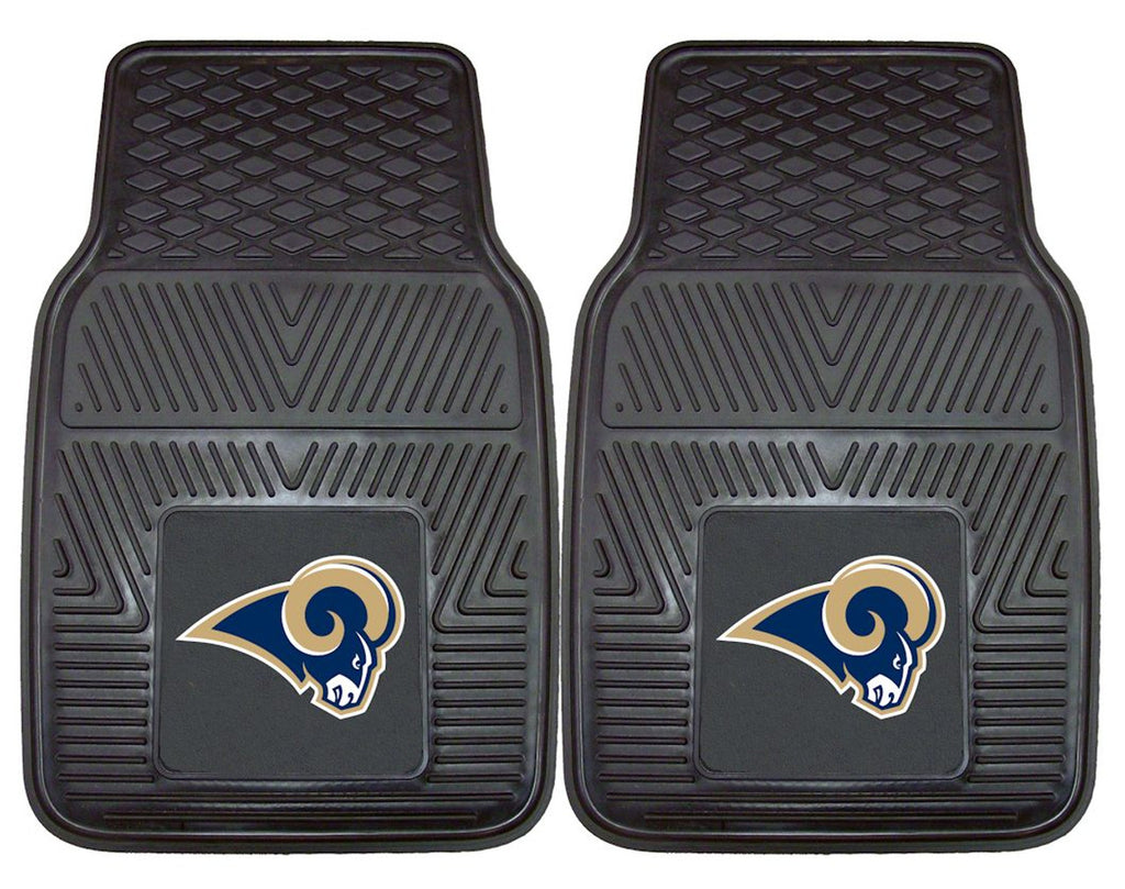 Los Angeles Rams Car Mats Heavy Duty 2 Piece Vinyl