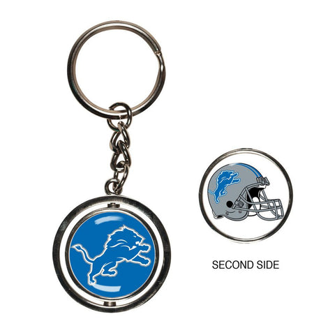 Detroit Lions Key Ring Spinner Style - Special Order