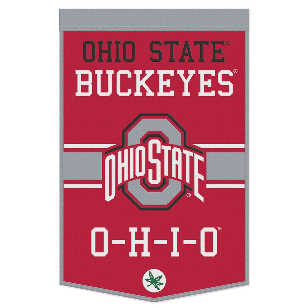 Ohio State Buckeyes Banner Wool 24x38 Dynasty Slogan Design - Special Order