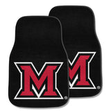 Miami University 2-pc Carpet Car Mat Set