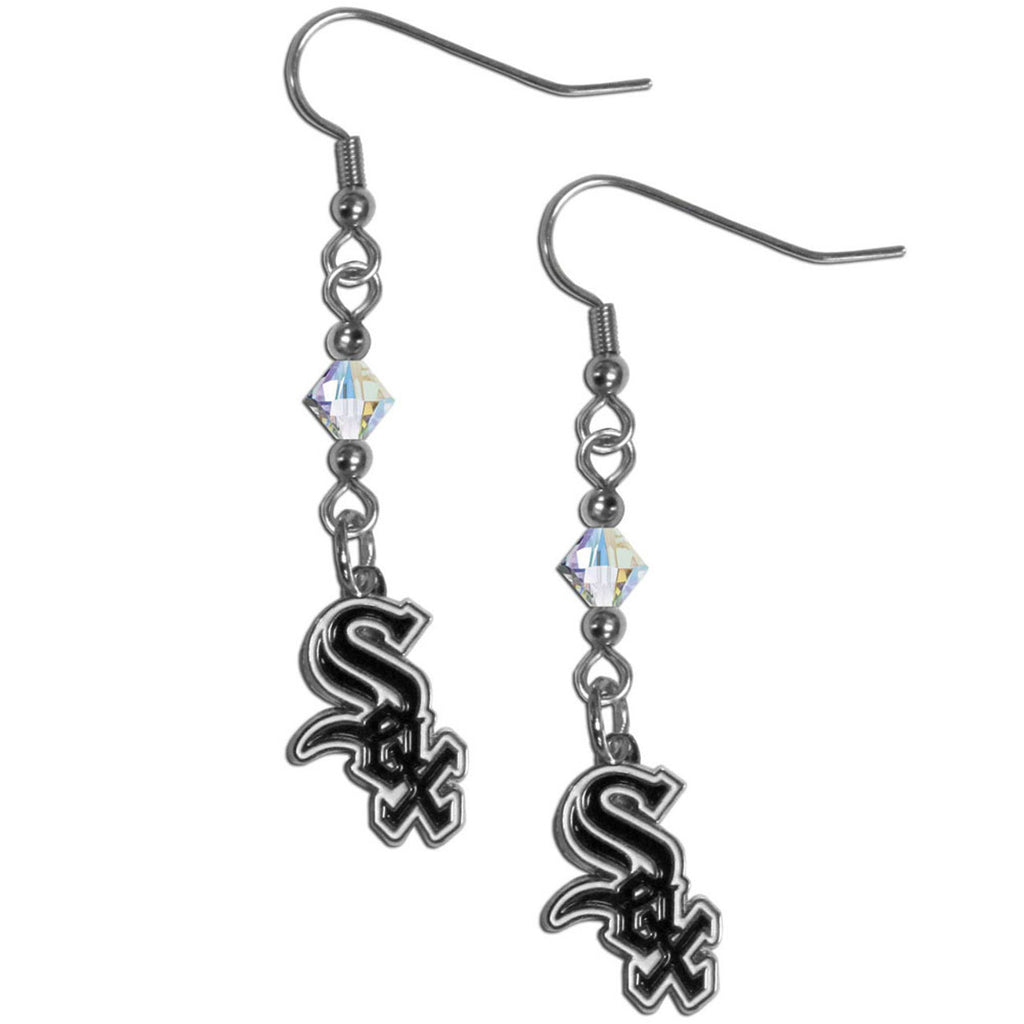 Chicago White Sox Earrings Fish Hook Post Style CO