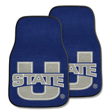 Utah State University 2-pc Carpet Car Mat Set