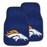 NFL - Denver Broncos 2-pc Carpet Car Mat Set