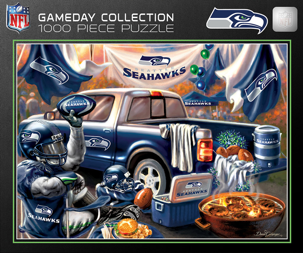 Seattle Seahawks Puzzle 1000 Piece Gameday Design