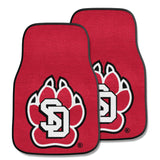 University of South Dakota 2-pc Carpet Car Mat Set